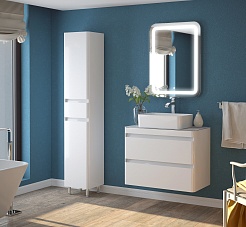 Corozo Столешница Алабама 100 М стекло белая – фотография-4